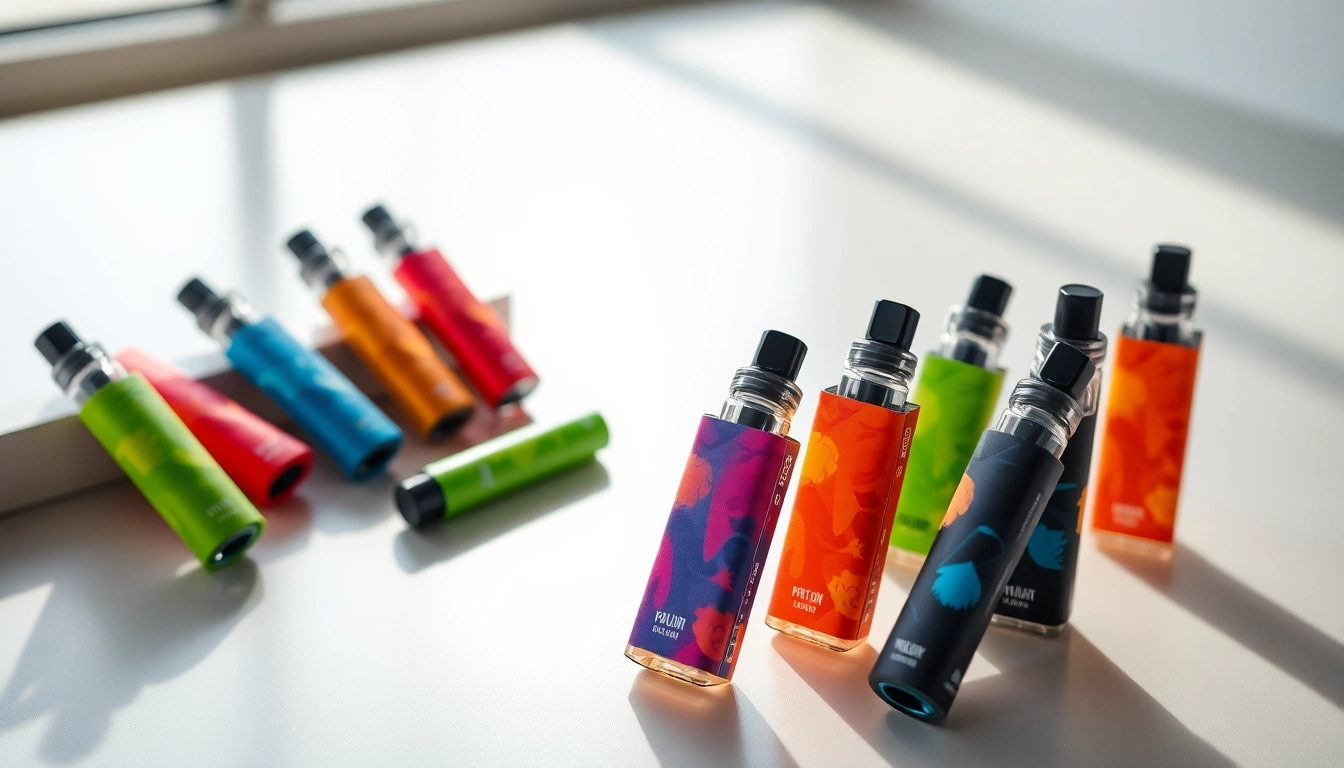 Find vibrant dummy vapes near me showcasing their colorful designs and packaging on display.