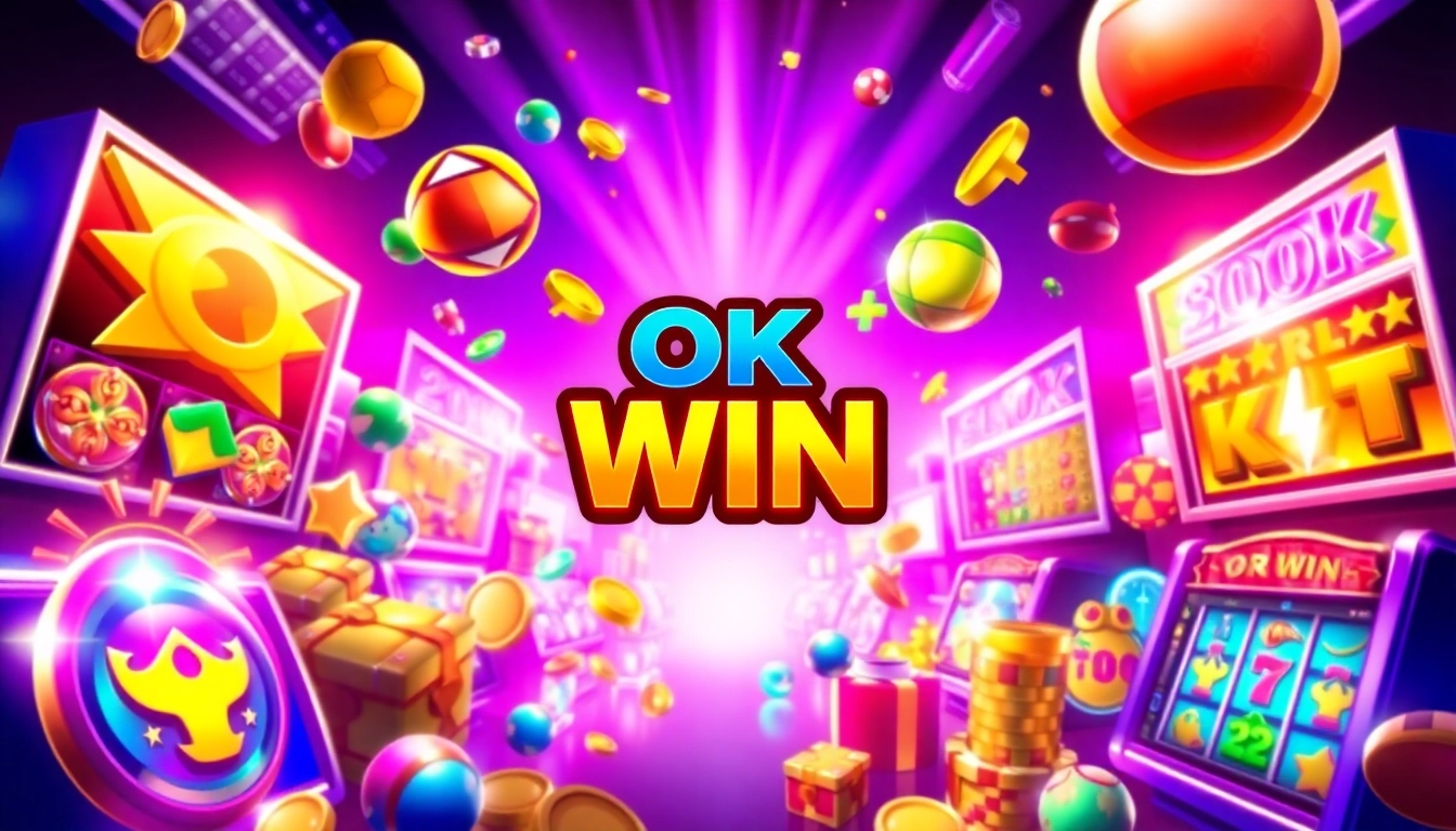 Experience thrilling gaming action with OK Win bonuses and vibrant visuals.