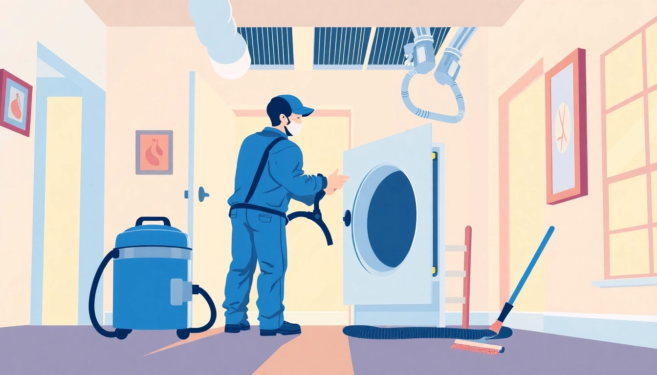 Expertly performing dryer vent cleaning salt lake city to ensure safe and efficient dryer operation.