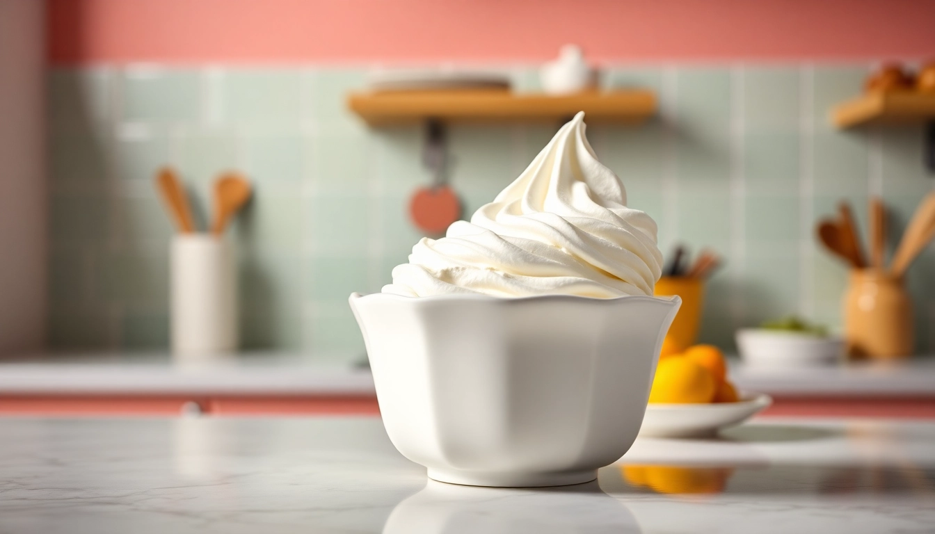 Using a whipped cream charger in Singapore to create delicious, fluffy desserts effortlessly.