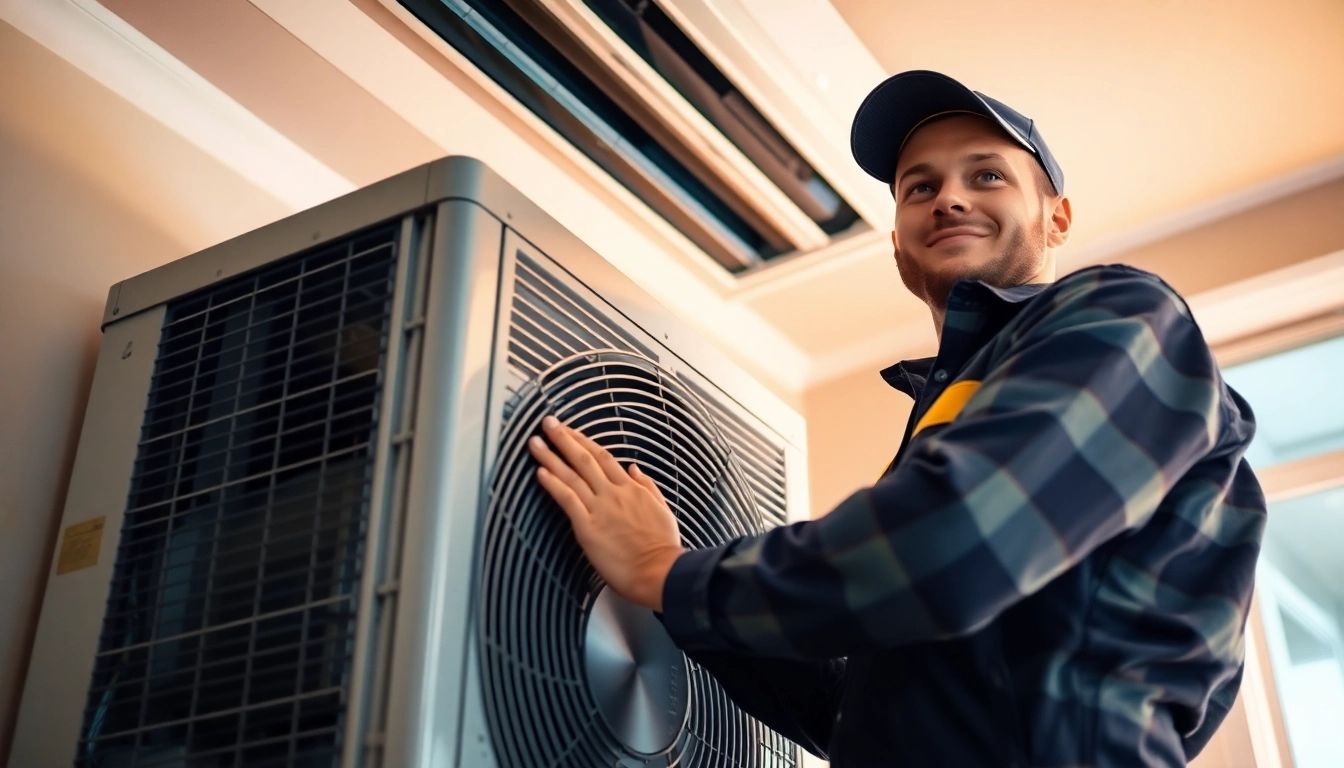 Technician performing 24/7 aircon repair on an air conditioning unit, ensuring fast and reliable service.