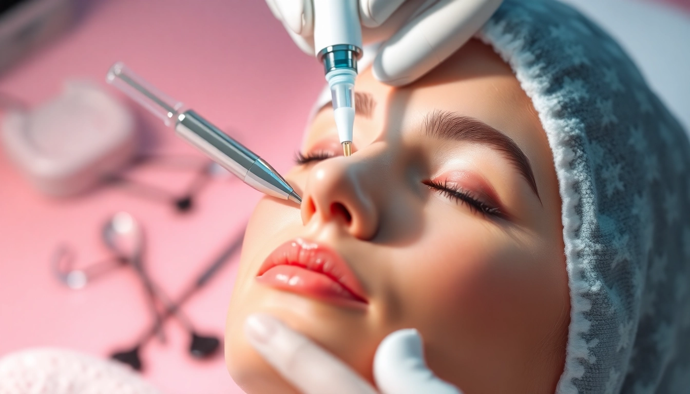 Applying the Fett-weg Spritze for effective fat reduction in a clinical setting.