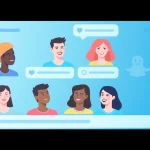 Engage in شات دردشتي through an interactive digital chat interface showcasing diverse communication.