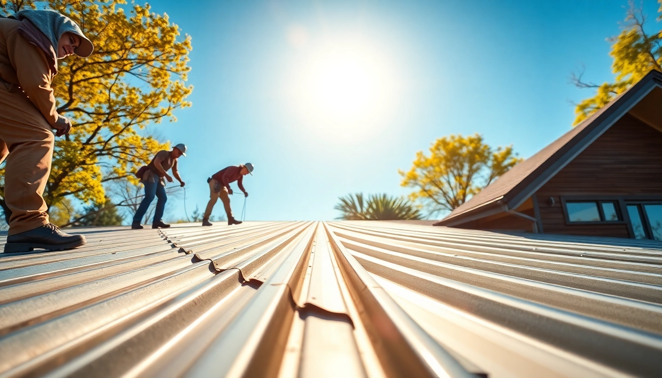 Efficient metal roofing installation Austin by skilled professionals showcasing quality workmanship.