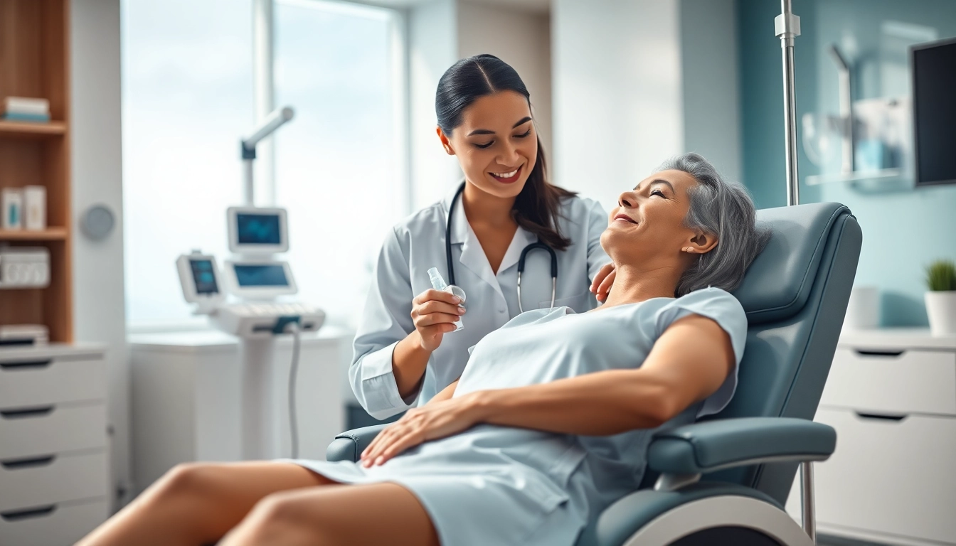 What is nad iv therapy being administered to a patient in a serene medical environment