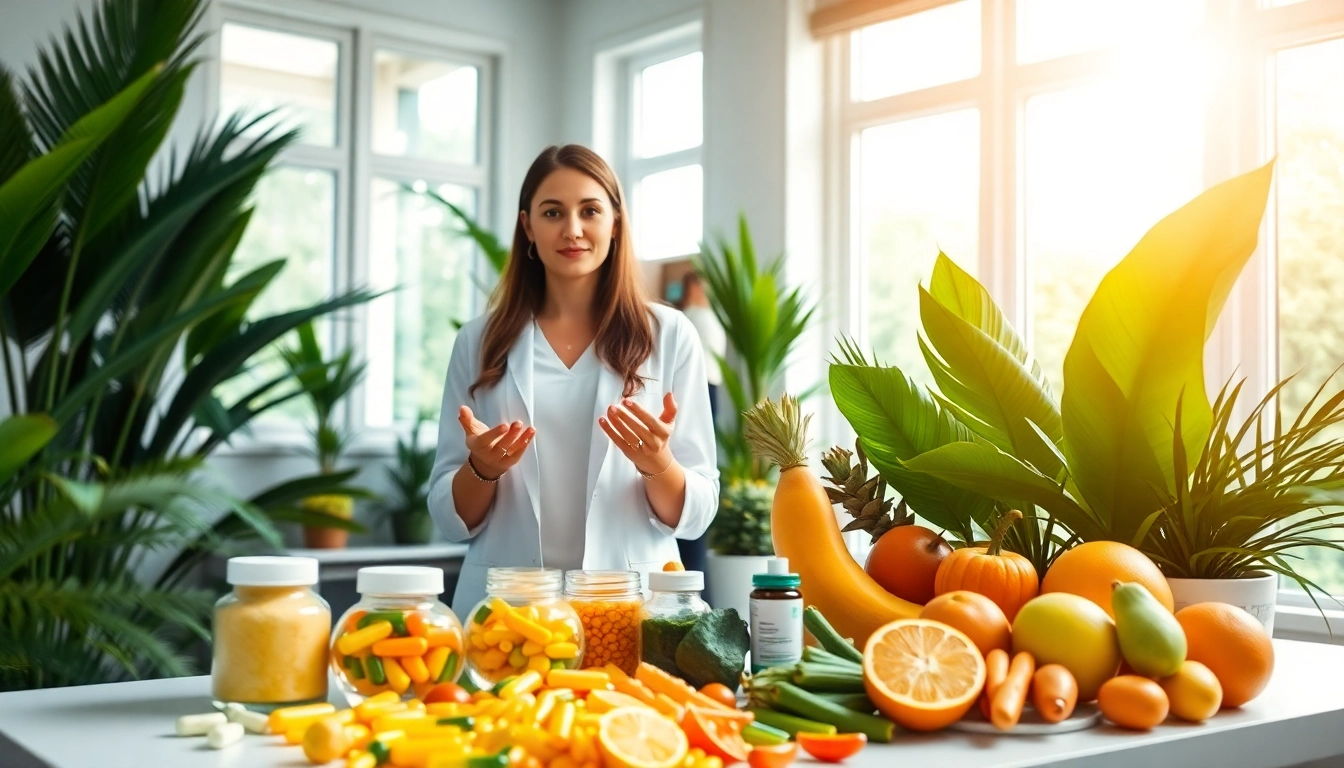 Enhance your health with Vitamin Boosters showcased in a professional wellness setting.