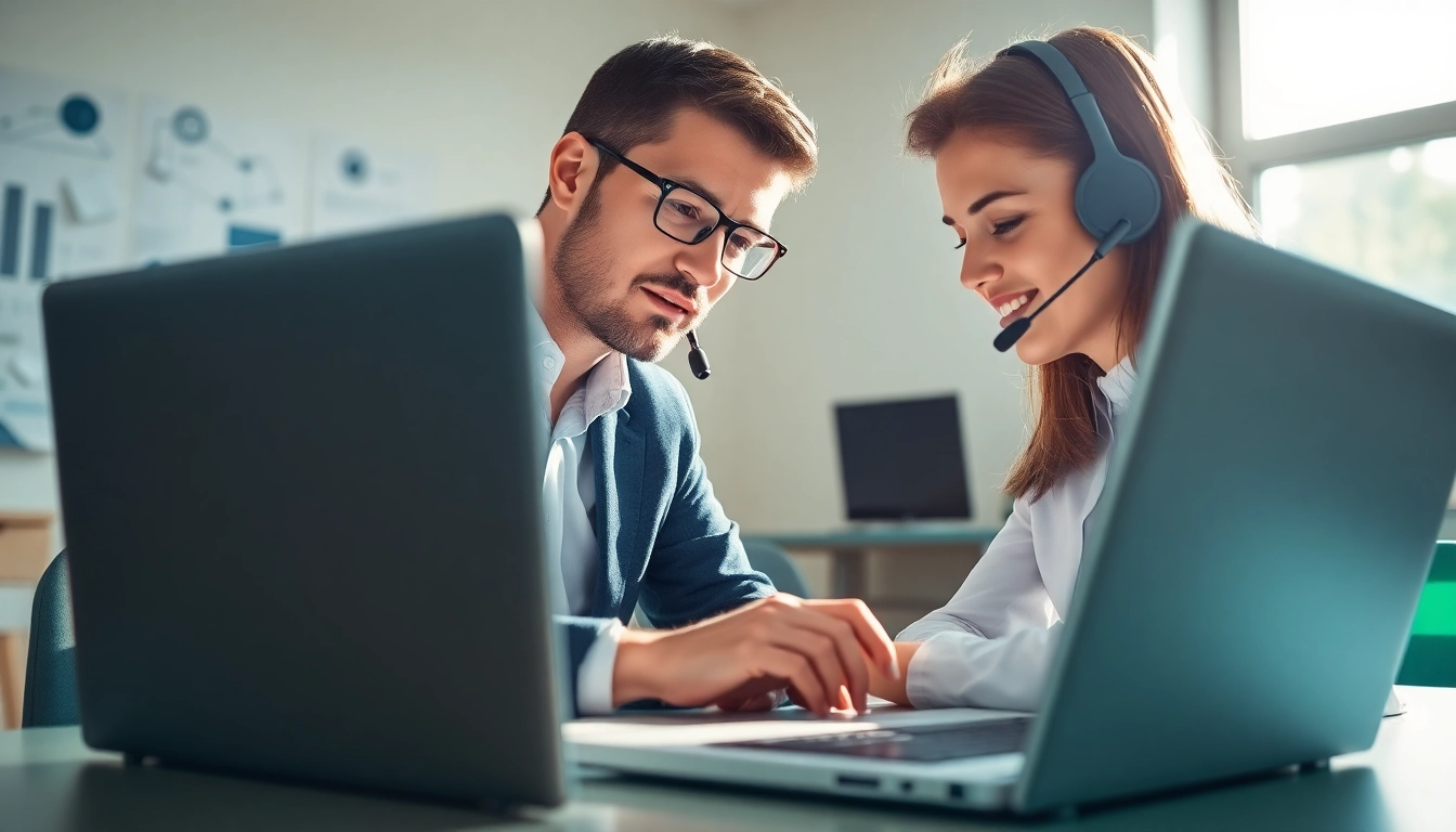 Providing Remote IT Support Markham through a professional technician assisting a client.