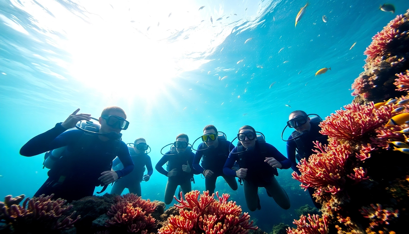 Experience an engaging Bali diving course with vibrant marine life and enthusiastic beginners.