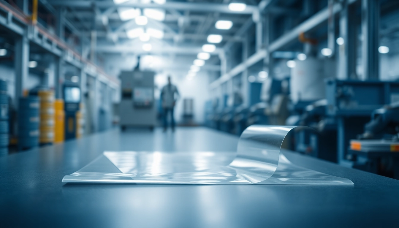 Showcase of high-quality adhesive films at https://www.makobond.com/adhesives-films under bright industrial lighting.