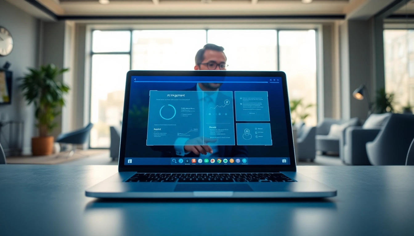 AI agent for re-engagement facilitating a business conversation, showcasing technology's role.
