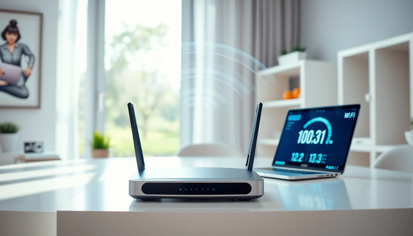 Discover the benefits of sonic internet 2 months free in a modern home office with technology setup.