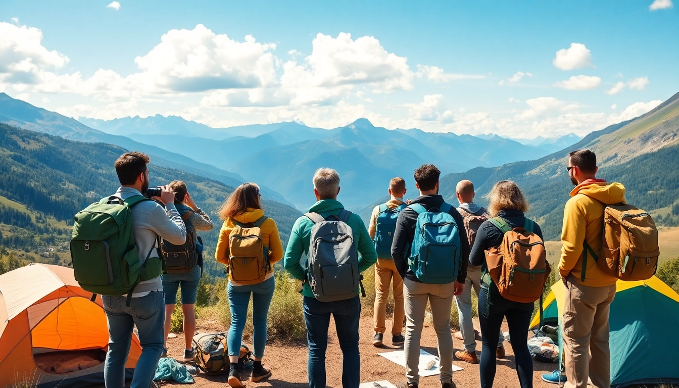 Travel travel travel adventurers capturing breathtaking experiences in scenic landscapes.