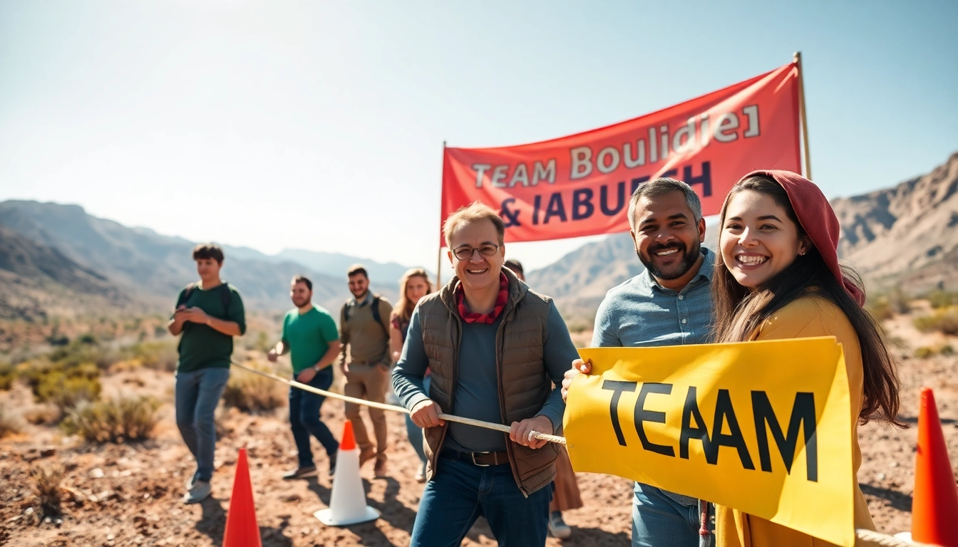 Jouer à des activités de team building maroc dans la nature avec des équipes engagées et enthousiastes.