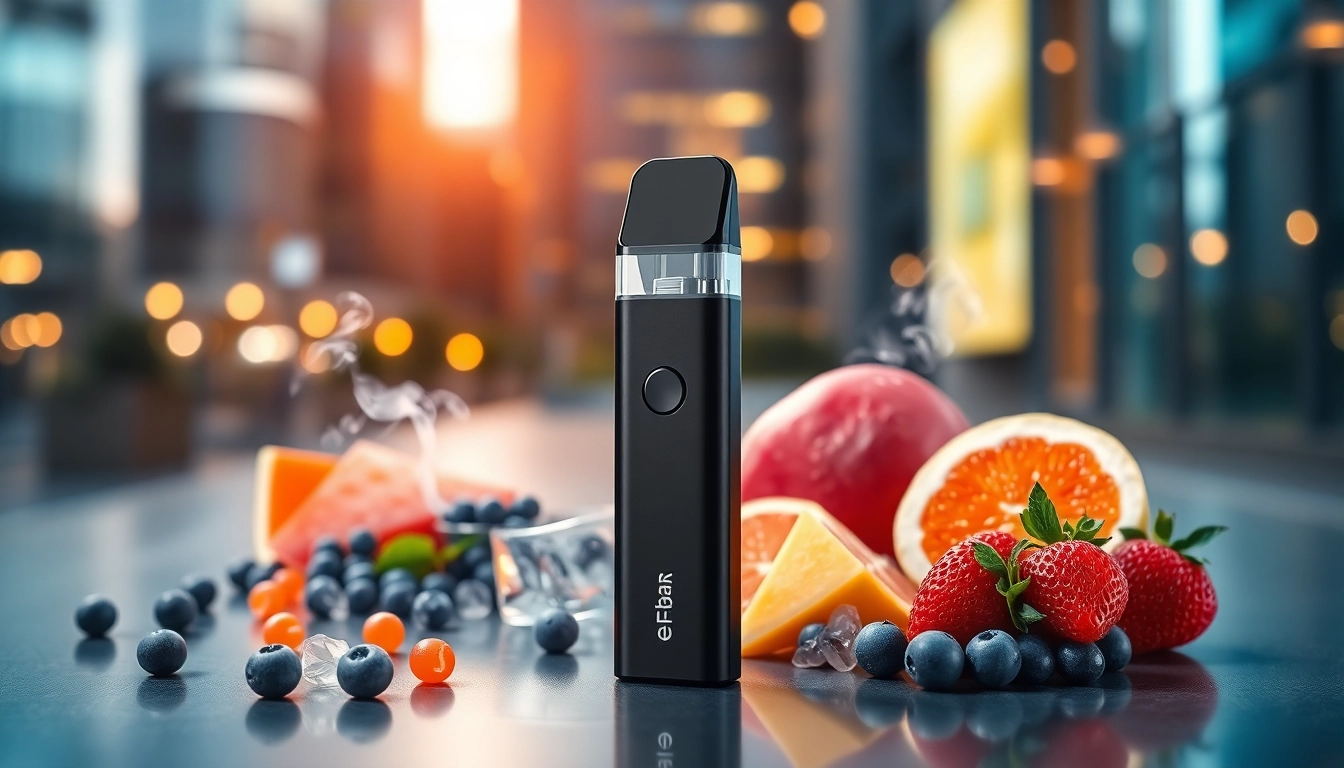 Experience the vibrant Elf Bar 30000, a stylish disposable vape highlighting an array of flavors.