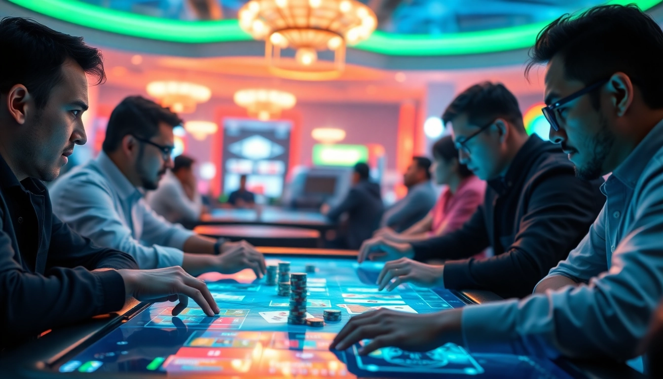 Duel Kasino Arvostelu 2025 - Intense online gambling duel with vibrant lighting and digital effects.