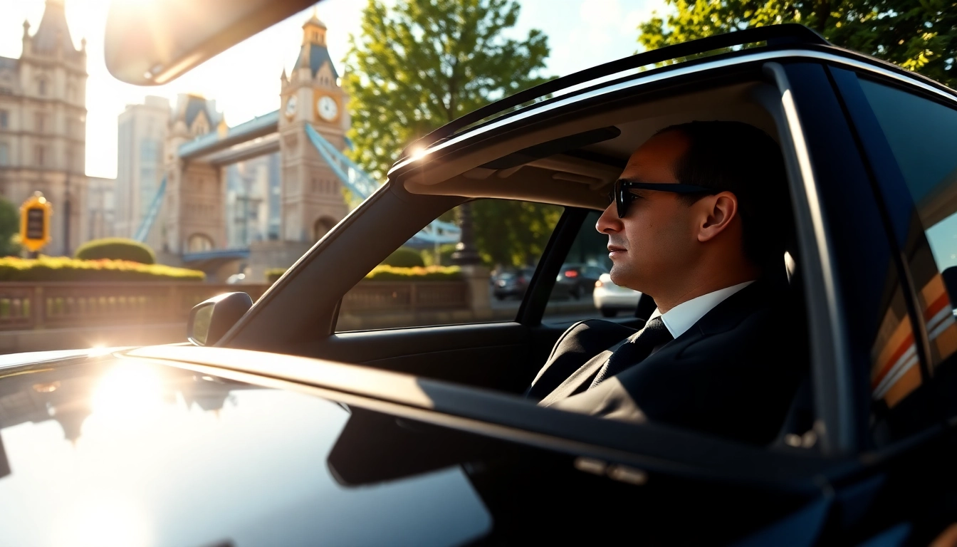 Private chauffeur london providing luxurious transportation through London's iconic landmarks.