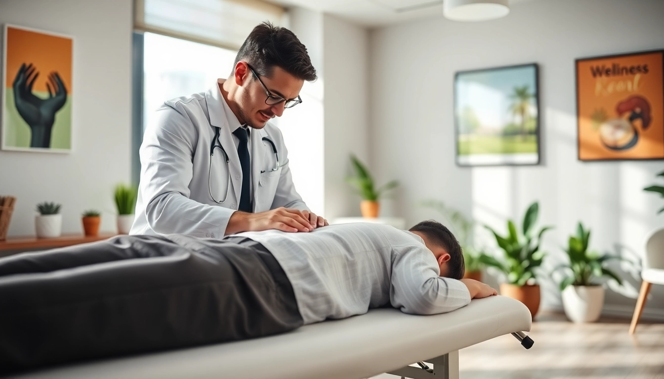 Sunnyvale Chiropractor providing expert treatment to a relaxed patient in a serene clinic.