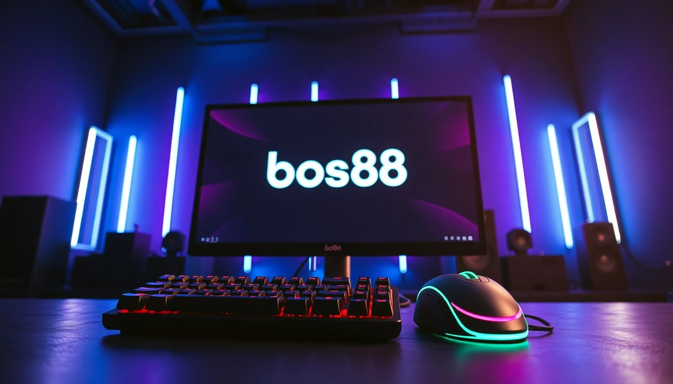 Mengakses bos88 login Slot dengan fokus pada tampilan modern gaming yang menarik dan mengundang.